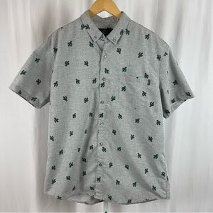 M MOLOKAI SURF XL Shirts Fun Hawaiian Short Sleeve Shirt Cactus Desert Summer